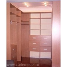 Гардеробная г-образная