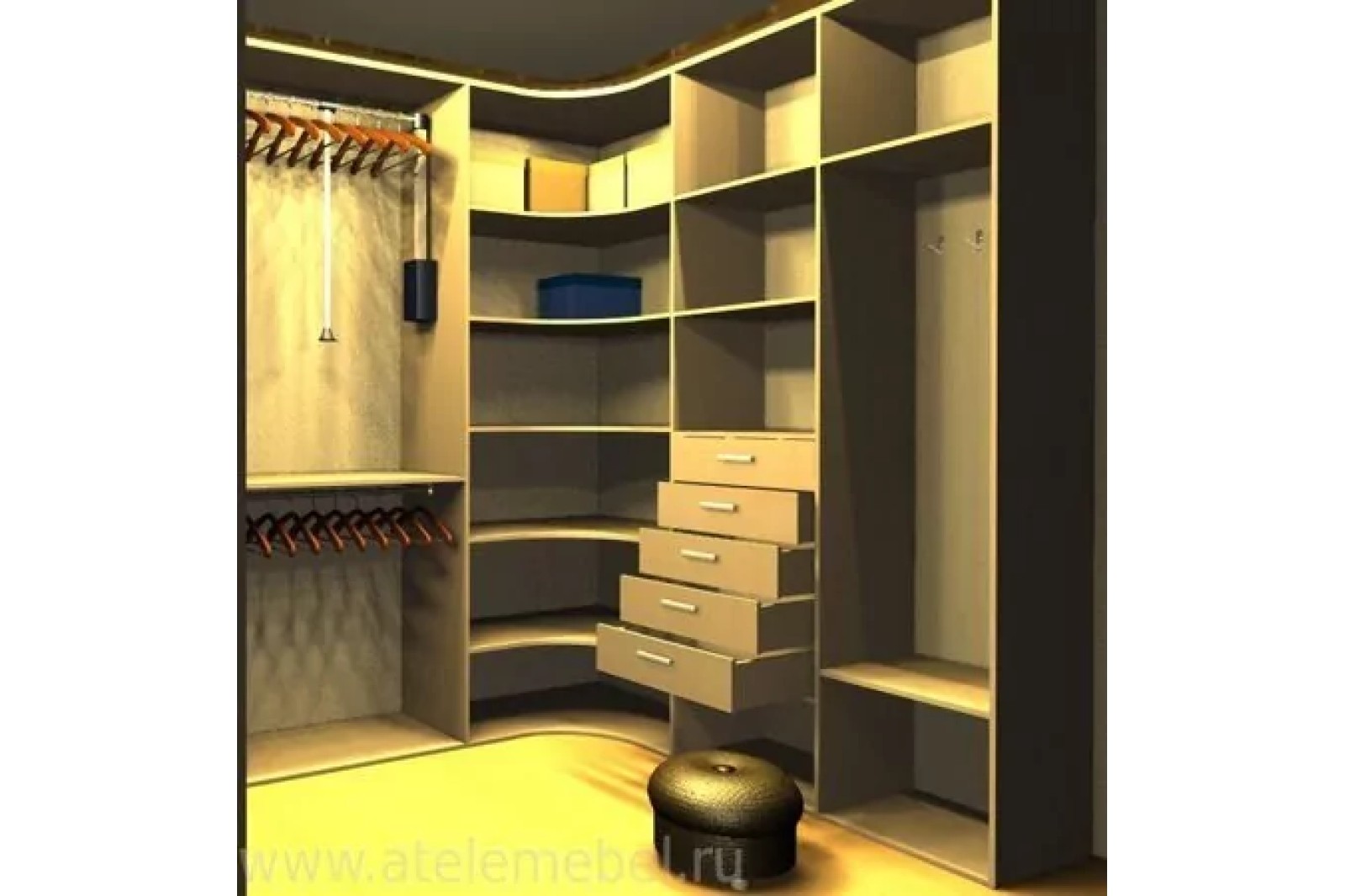 Гардеробная на заказ