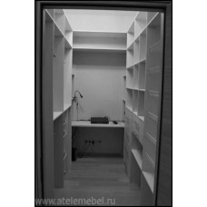 Гардеробная п-образная