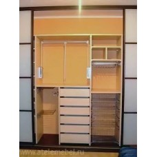 Гардеробный шкаф встроенный