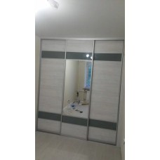 Купе-гардеробная (серый металлик)
