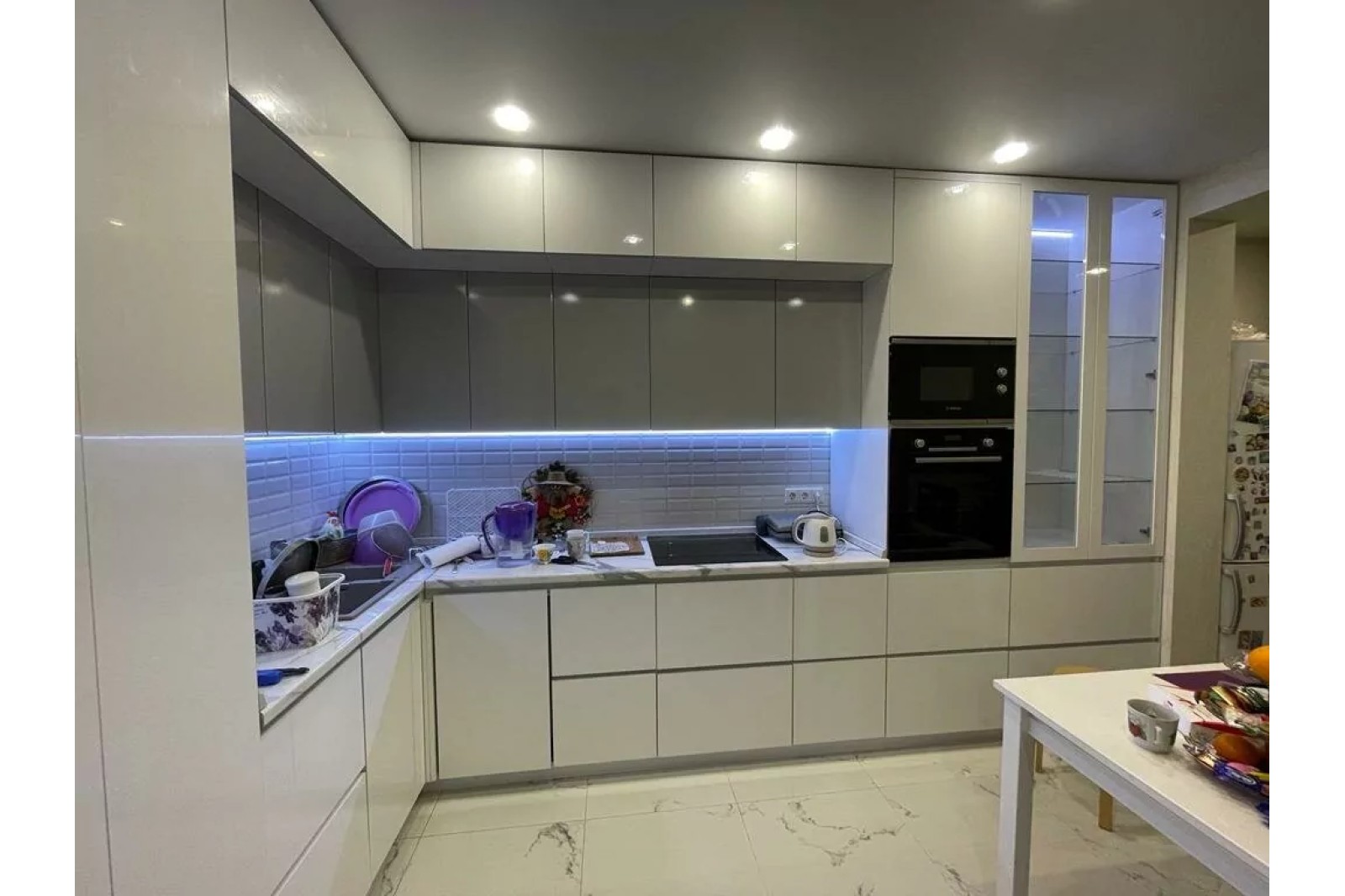 Кухня (белый глянец)