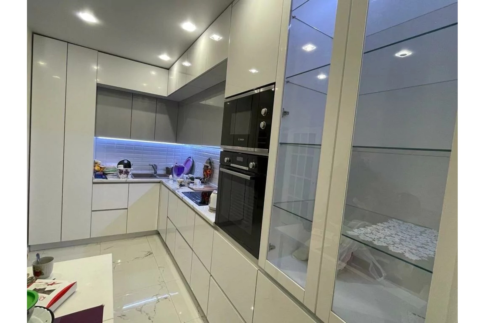 Кухня (белый глянец)