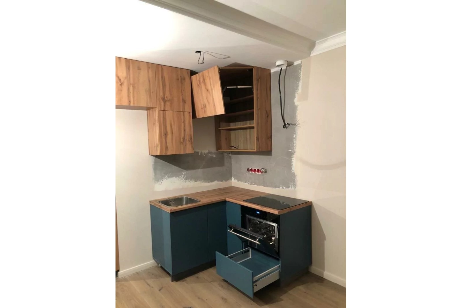 Кухня мини (дуб вотан)