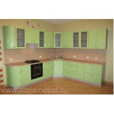 Кухонный гарнитур салатовый
