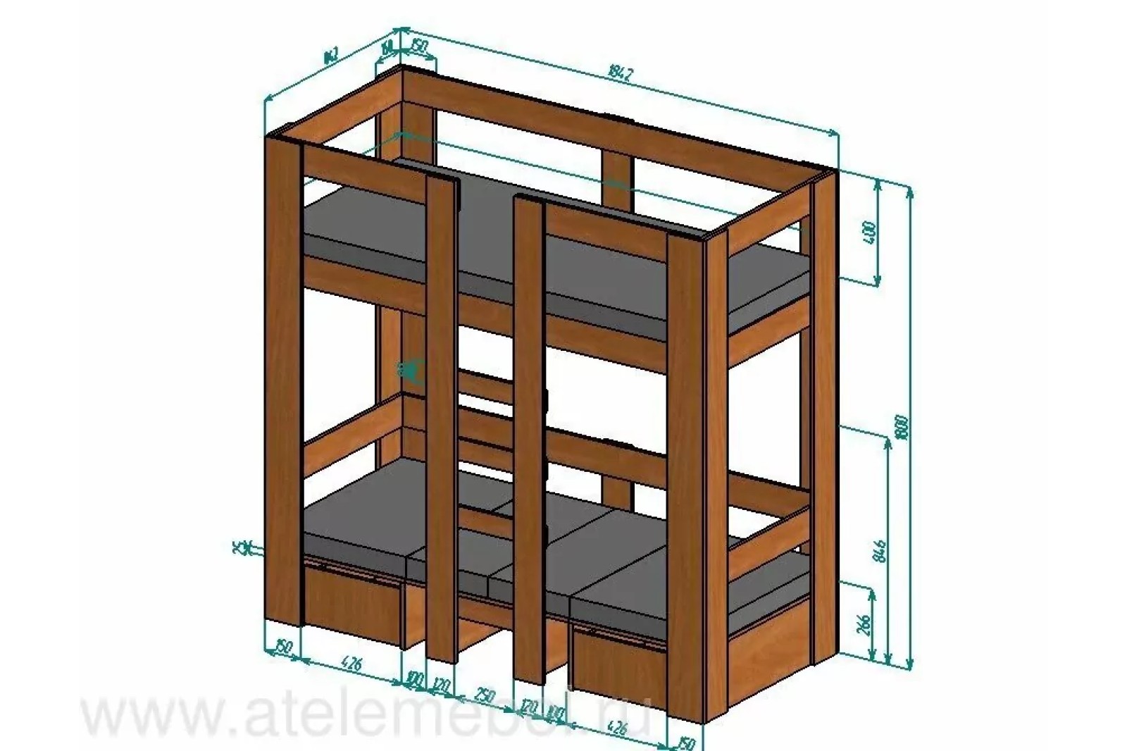 Детская комната трансформер "Скандинавия"