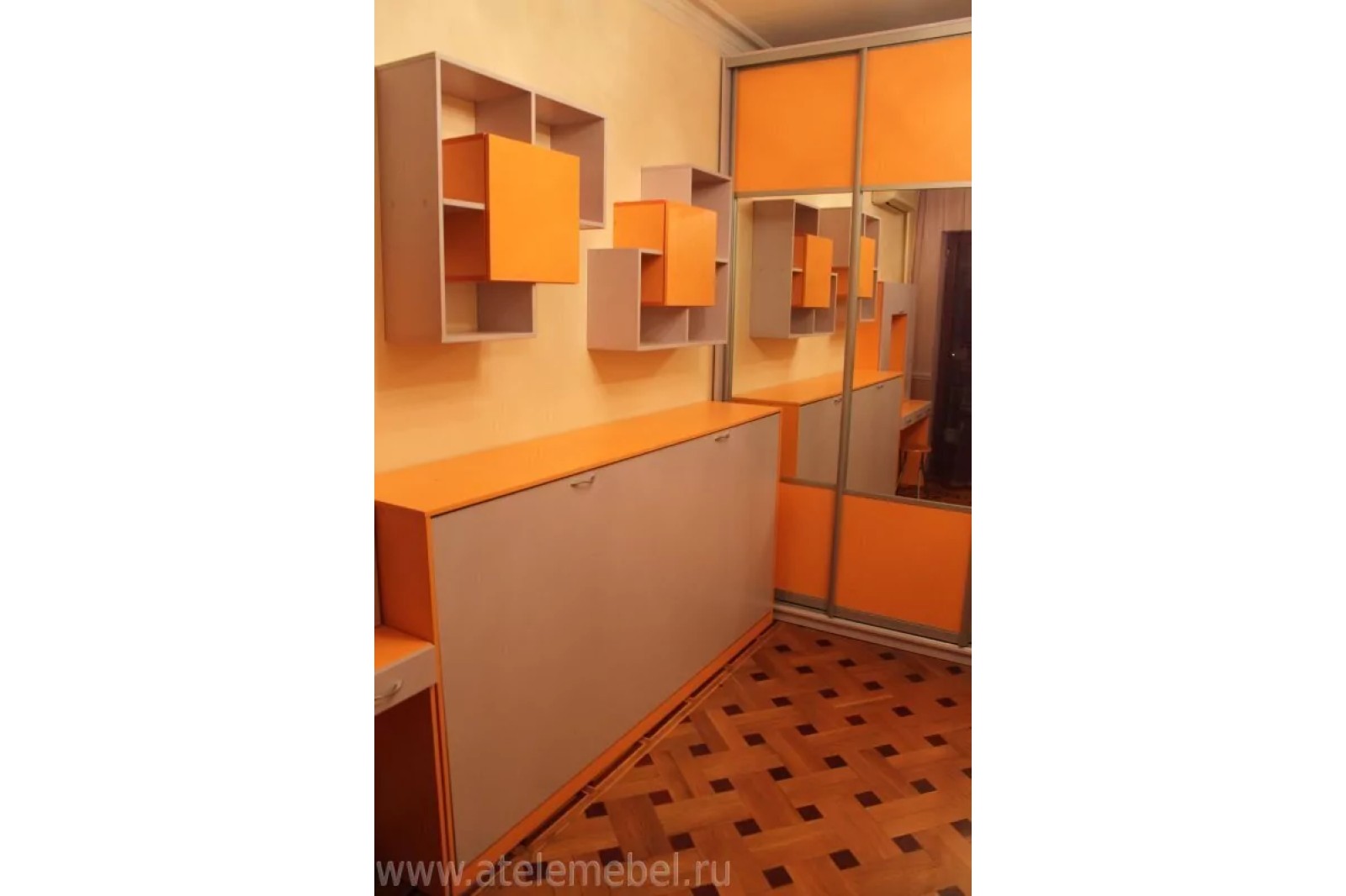 Горизонтальная откидная кровать