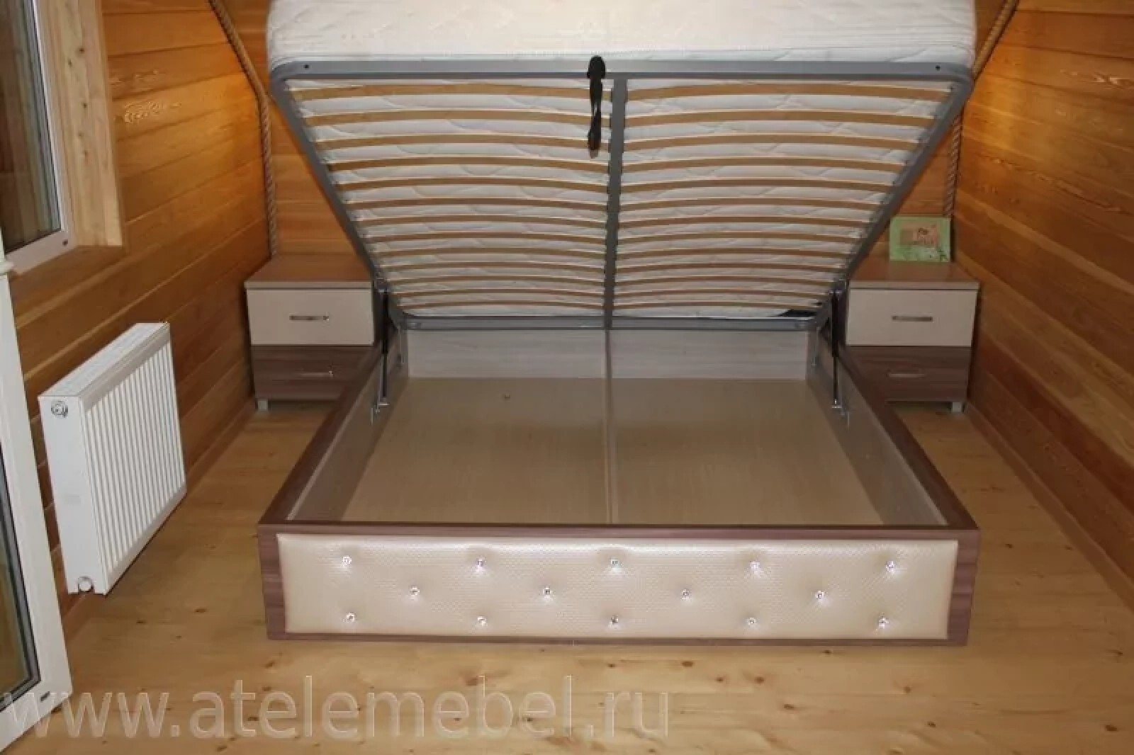 Кровать с системой хранения