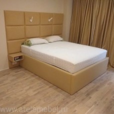 Спальный гарнитур из натуральной кожи