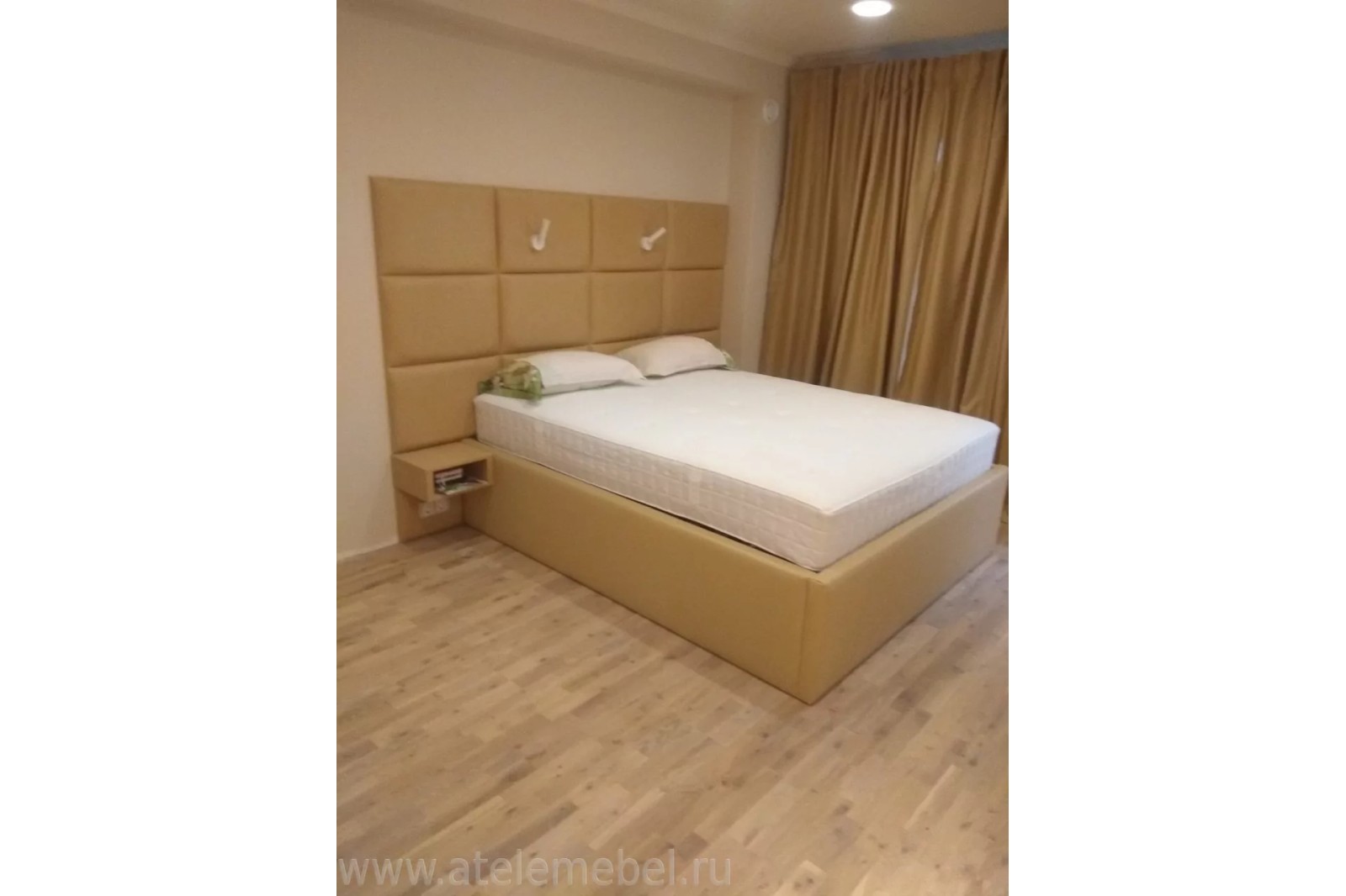 Спальный гарнитур из натуральной кожи