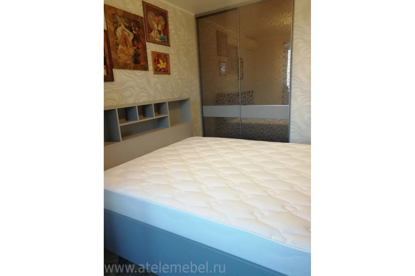 Спальня из МДФ в матовой эмали