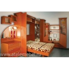 Откидная шкаф-кровать с комодом