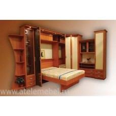 Шкаф с откидной кроватью угловой