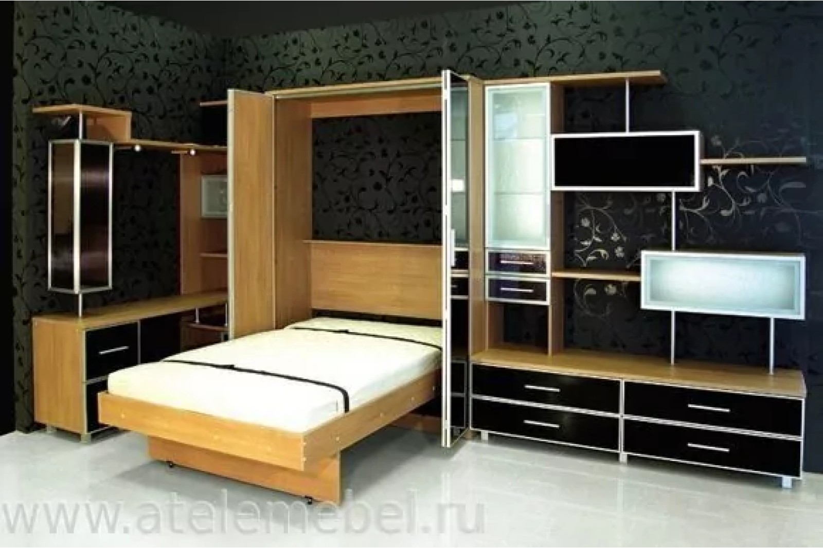 Угловой шкаф с откидной кроватью