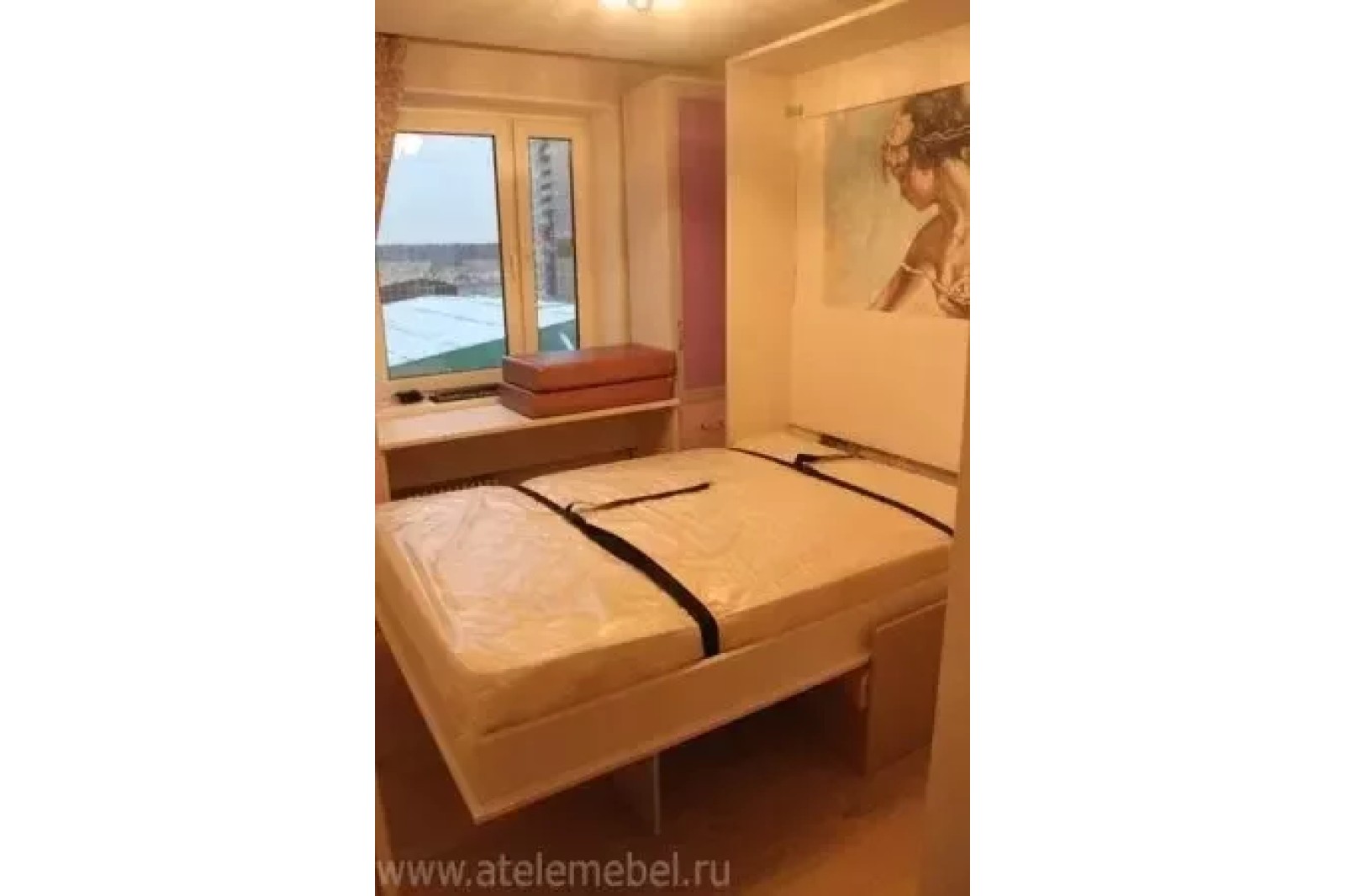 Кровать откидная с диваном