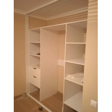 Шкаф-купе (белая клетка)