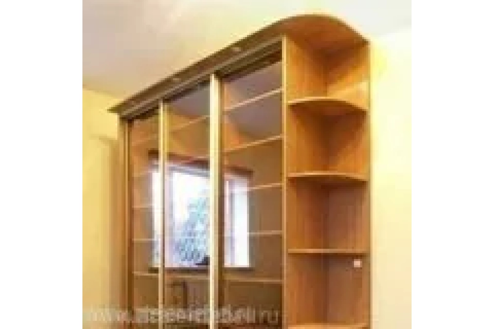 Встроенный шкаф-купе для гостиной