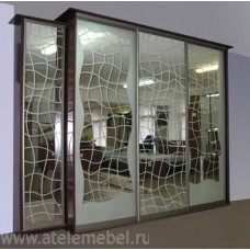 Встроенный шкаф-купе зеркальный