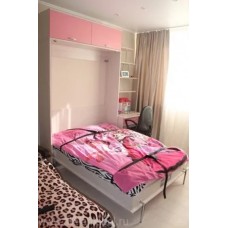 Кровать вертикальная с фотопечатью